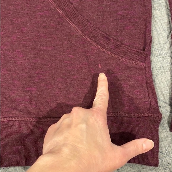 Athleta Burgundy Fitted Wrap Hoodie - Picture 14 of 16